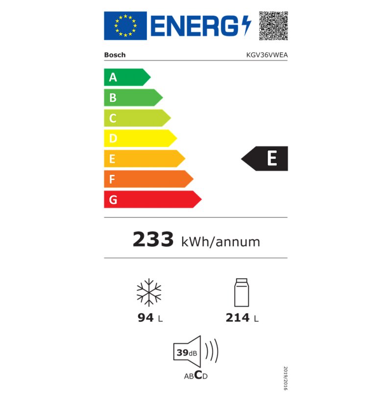 Bosch Serie 4 KGV36VWEA цена и информация | Külmkapid | kaup24.ee