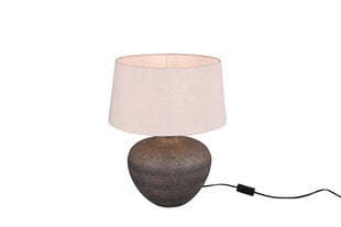 Настольная лампа Lou, 38 см, E14, коричневая цена и информация | Настольные лампы | kaup24.ee