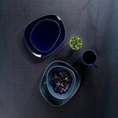 Like by Villeroy & Boch taldrikute komplekt 12-osa Organic, Deep Blue hind ja info | Lauanõud ja kööginõud | kaup24.ee