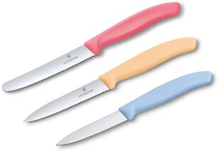 Koorimisnugade komplekt Victorinox 3-osaline, värviline цена и информация | Ножи и аксессуары для них | kaup24.ee