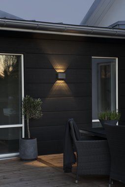 Konstsmide Seinavalgusti Chieri, tumehall, 2x4W LED цена и информация | Aia- ja õuevalgustid | kaup24.ee