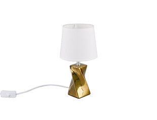 Настольная лампа Ababa 1XE14 28,5 см золотистый белый цена и информация | Настольные лампы | kaup24.ee