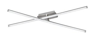 Chaussee LED laevalgusti 2-os. Harjatud teras 920018017 цена и информация | Потолочные светильники | kaup24.ee