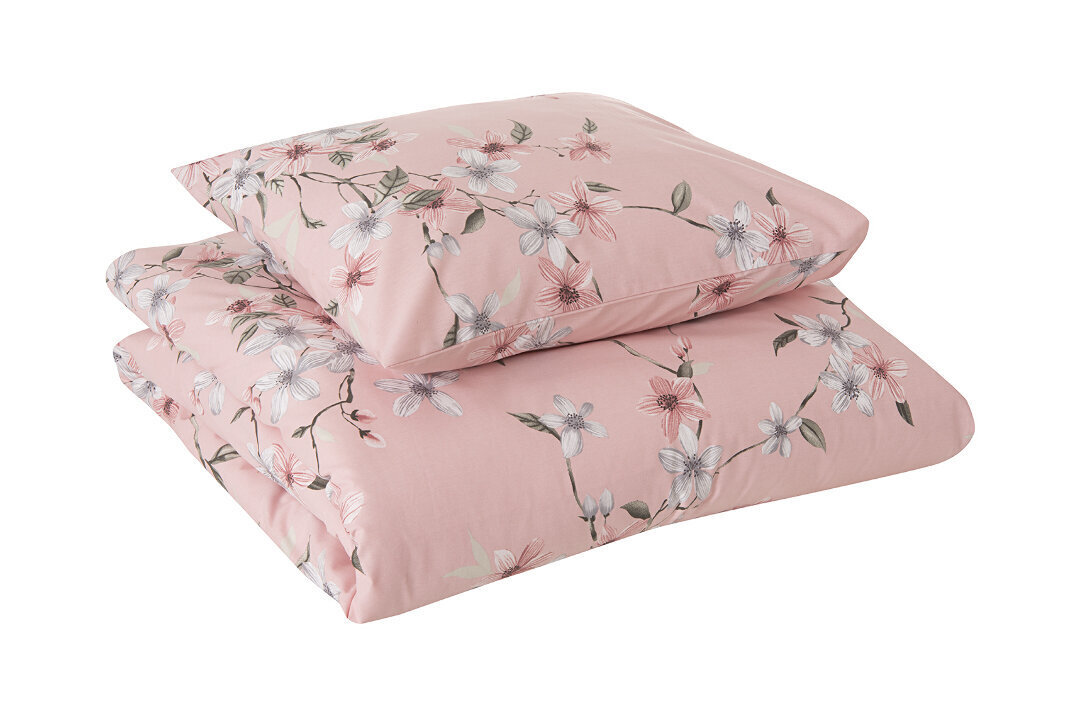 Tekstiilikompanii voodipesukomplekt Blossom, roosa, 200 x 210 cm + 2 padjapüüri 50 x 60 cm hind ja info | Voodipesu | kaup24.ee