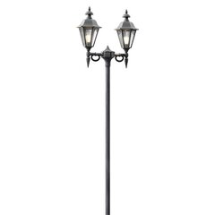 Светильник-столб Konstsmide (наружный светильник) Pallas Twin, черный цена и информация | Уличное освещение | kaup24.ee