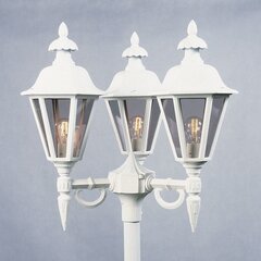 Светильник-столб Konstsmide (наружный светильник) Pallas Triple, белый цена и информация | Уличное освещение | kaup24.ee