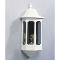 Настенный уличный светильник Konstsmide Pallas, белый цена и информация | Уличное освещение | kaup24.ee