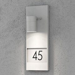 Konstsmide Numbriga välisvalgusti seinale Modena, hall hind ja info | Aia- ja õuevalgustid | kaup24.ee