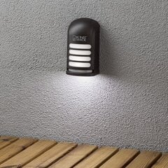 Konstsmide Уличный светильник на стену Prato, с датчиком на движение, питание от батареек, черный цена и информация | Уличное освещение | kaup24.ee