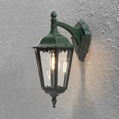 Konstsmide Allapoole kupliga õuevalgusti seinale Firenze, roheline hind ja info | Aia- ja õuevalgustid | kaup24.ee