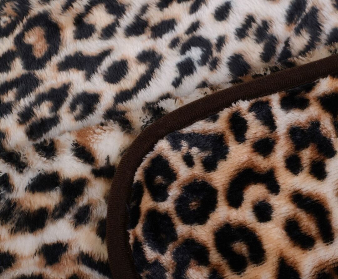 Tekstiilikompanii pleed/tekk Cashmere Leopard, pruun, 150 x 200 cm цена и информация | Voodikatted, pleedid | kaup24.ee