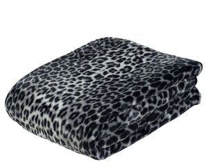 Tekstiilikompanii pleed/tekk Cashmere Lumeleopard, hall, 150 x 200 cm hind ja info | Voodikatted, pleedid | kaup24.ee