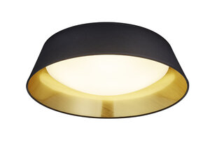 LED-plafoon Ponts, 45 cm, must/kuldne hind ja info | Laelambid | kaup24.ee