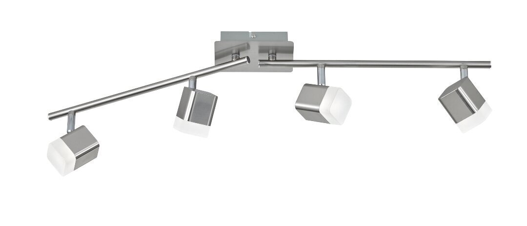 Led kohtvalgusti Roubaix, 4-osaline, harjatud teras цена и информация | Laelambid | kaup24.ee