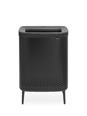 Корзина для белья Brabantia Bo 2x45 л, черный матовый цена и информация | Cушилки для белья | kaup24.ee