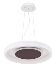 <p>Подвесной светильник Goffi белый, диммируемый, с дистанционным управлением, LED 40W, 3000K-6000K.</p>
 цена и информация | Люстры | kaup24.ee