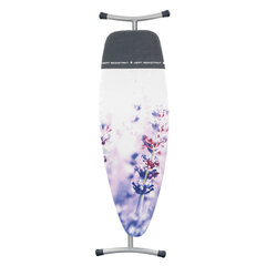 Гладильная доска Brabantia с термостойкой зоной D Lavender, 135x45 см, белая/фиолетовая цена и информация | Гладильные доски | kaup24.ee