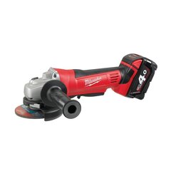 Аккумуляторная угловая шлифовальная машина Milwaukee HD18 AG-115-402C цена и информация | Шлифовальные машины | kaup24.ee