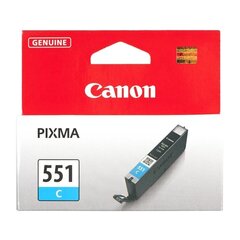 Tindikassett Canon CLI-551 C, 7ml цена и информация | Картриджи для струйных принтеров | kaup24.ee