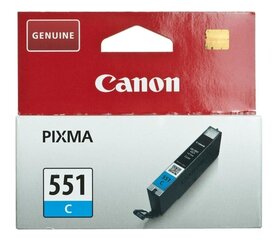 Tindikassett Canon CLI-551 C, 7ml hind ja info | Tindiprinteri kassetid | kaup24.ee