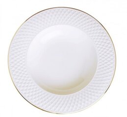 Суповая тарелка E CLAT GOLD 23 см, Quality Ceramic цена и информация | Посуда, тарелки, обеденные сервизы | kaup24.ee