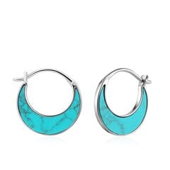 Серебряные серьги Ania Haie Tidal Turquoise Crescent 901028203 цена и информация | Серьги | kaup24.ee