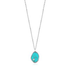 Серебряная цепочка Ania Haie Tidal Turquoise 901028205 цена и информация | Украшения на шею | kaup24.ee