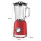 Blender ProfiCook PCUM1195R punane hind ja info | Blenderid | kaup24.ee