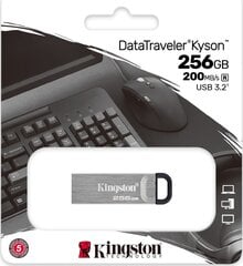 Mälupulk 256GB, Kingston, USB 3.2 hind ja info | Mälupulgad | kaup24.ee
