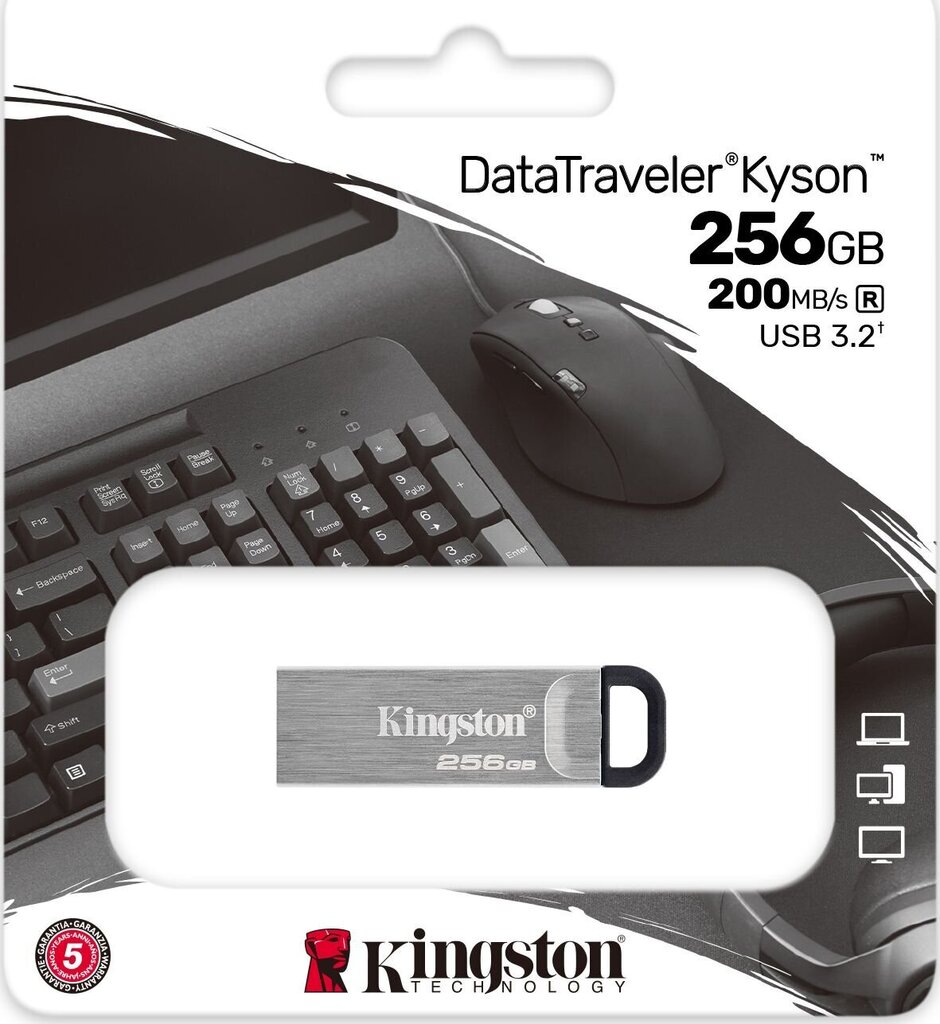 Mälupulk 256GB, Kingston, USB 3.2 цена и информация | Mälupulgad | kaup24.ee