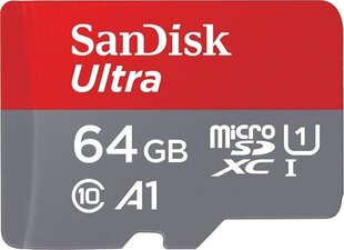 SanDisk MicroSDXC, 64 Гб цена и информация | Карты памяти для фотоаппаратов, камер | kaup24.ee