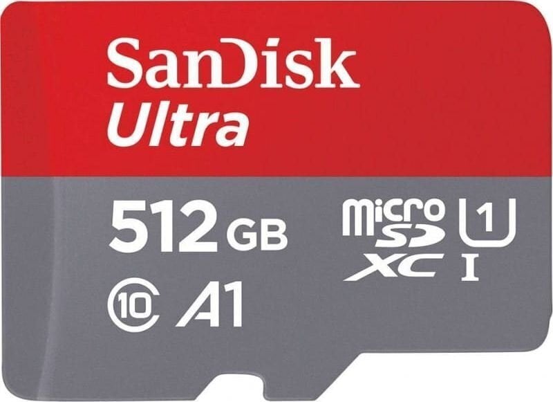 SanDisk Ultra mälukaart 512GB MicroSDHC Klass 10 UHS-I цена и информация | Fotoaparaatide mälukaardid | kaup24.ee