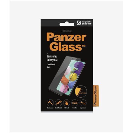 Samsung Galaxy A51 ekraanikaitseklaas PanzerGlass™ цена и информация | Ekraani kaitsekiled | kaup24.ee