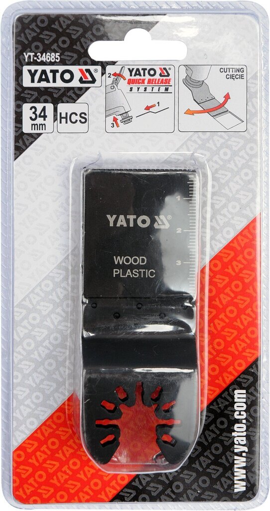 Tarvik multifunktsionaalsele seadmele HCS, puit, plastik 3 tk Yato (YT-34685) hind ja info | Käsitööriistad | kaup24.ee