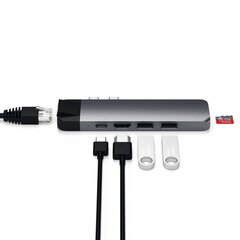 MacBook Pro USB-C jagaja Satechi, ST-TCPHEM цена и информация | Адаптеры и USB-hub | kaup24.ee