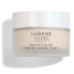 Lumene Invisible Illumination Instant Glow Fresh Skin Tint - Moisturizing toning cream 30ml Light #E4CAAF цена и информация | Кремы для лица | kaup24.ee