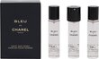 Chanel Bleu de Chanel Pour Homme EDT kinkekomplekt meestele 3 x 20 ml цена и информация | Meeste parfüümid | kaup24.ee