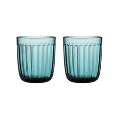 Iittala Raami joogiklaas 26cl meresinine 2tk цена и информация | Стаканы, фужеры, кувшины | kaup24.ee