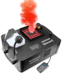 Дымовая машина BeamZ S2000 Smoke Machine со светодиодами 3в1 цена и информация | Гудки для вечеринки Clown Face (4шт.) | kaup24.ee