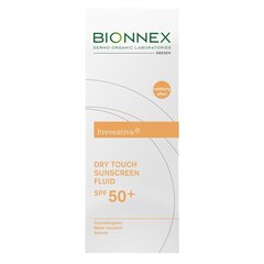 Солнцезащитный флюид для лица Bionnex Preventiva Dry Touch SPF 50+, 50 мл цена и информация | Кремы от загара | kaup24.ee