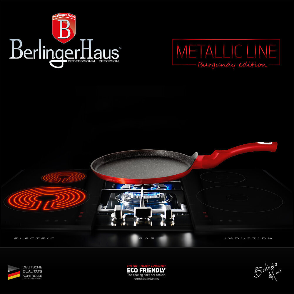 Berlinger Haus pannkoogipann Metallic Line Burgundy Edition, 28 cm hind ja info | Pannid | kaup24.ee