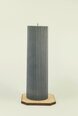 Sojavahast küünal, Silinder, must, 5,5x19,5 cm, 500 g