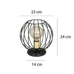 Emibig настольный светильник Albio LN1 Черный цена и информация | Настольная лампа | kaup24.ee