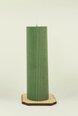 Sojavahast küünal, Silinder, roheline, 5,5x19,5 cm, 500 g