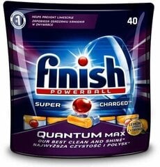 Finish Powerball super quantum max tabletid nõudepesumasinasse Sidrun sädelus (40tk) цена и информация | Средства для мытья посуды | kaup24.ee