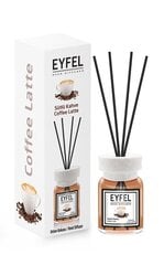 Ароматический диффузор с палочками для дома Eyfel Coffee Latte, 120 мл цена и информация | Домашние ароматы с палочками | kaup24.ee