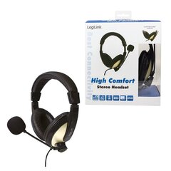 Juhtmega mänguri kõrvaklapid LogiLink® HS0011A цена и информация | Наушники | kaup24.ee