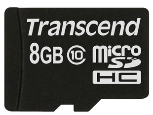 MEMORY MICRO SDHC 8GB/CLASS10 TS8GUSD300S TRANSCEND цена и информация | Карты памяти | kaup24.ee