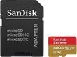 Mälupulk Sandisk Extreme microSDXC 400GB + SD Adp hind ja info | Fotoaparaatide mälukaardid | kaup24.ee