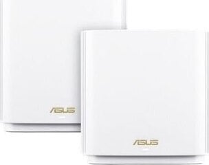 ASUS ZenWiFi AX (XT8) juhtmevaba ruuter Gigabit Ethernet Kolm sagedusala (2,4 GHz / 5 GHz / 5 GHz) Valge цена и информация | Маршрутизаторы (роутеры) | kaup24.ee